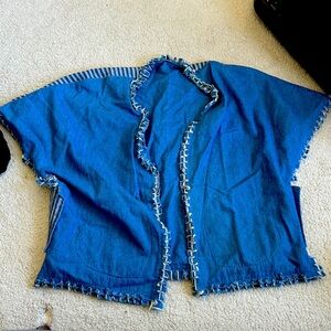 VTG Reversible Denim Quilted Oversized Jacket first XS-XXL